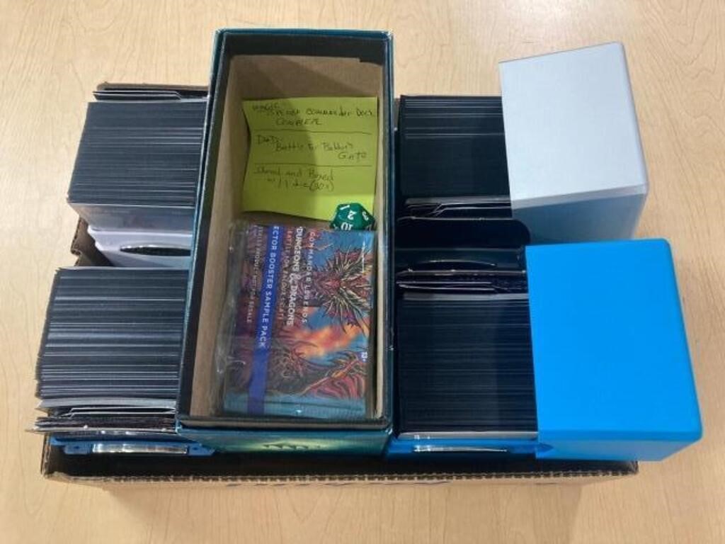 MAGIC THE GATHERING AND D&D CARDS AND SLEEVES