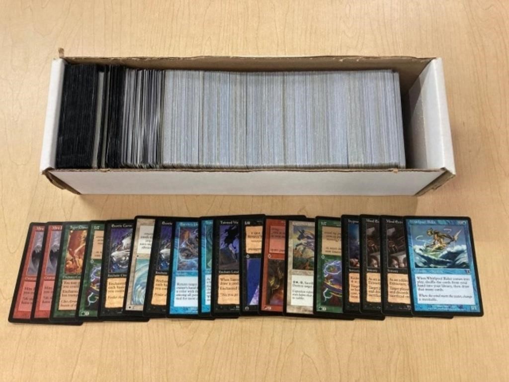 BOX OF MAGIC THE GATHERING CARDS