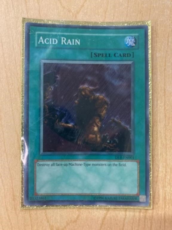 YU-GI-OH ACID RAIN SPELL CARD