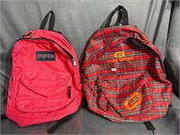 Backpacks Qty 2, CloeSport & JanSport