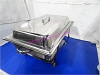 4X, S/S COMPLETE CHAFING DISH - NO INSERTS