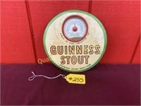 GUINESS STOUT METAL ADVERTISING THERMOMETER