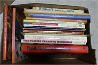 BOX: CRAFTS AND COOKING BOOKS