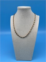 Gold Tone Link Chain Necklace