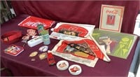 Lot Of Vintage & Newer Coca-Cola Items