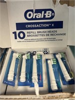 Oral B crossaction X 10 refills