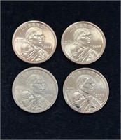 Lot of Four Sacagawea Dollars