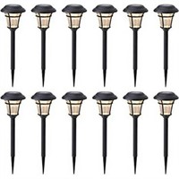 12 Pack  MAGGIFT 12 Pack Solar Pathway Lights Outd