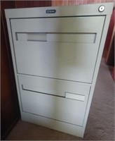 2 Drawer File Cabinet 26.5"x18"x29"