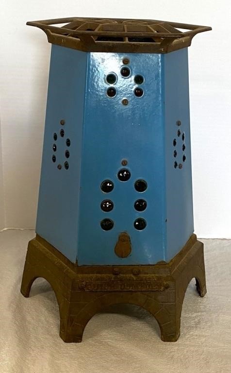 Antique Jeweled Gas Heater