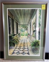 SOUTHERN PORCH SCENE PRINT