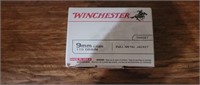 100 Rds Winchester 9mm Ammo