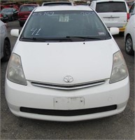 2008 TOYOTA PRIUS WHITE 143065 MILES