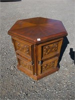 NEAT RETRO 1 DOOR END TABLE 27X23.5 INCHES