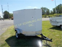 7'X4' S/A ENCLOSED MOTORCYCLE TRAILER