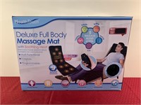 New in box deluxe full body massage mattress