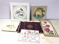 Lot of Embroidery Artwork