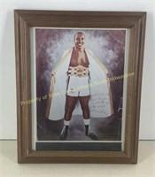 * Sonny Liston framed print unglass  14x17