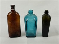 3 Colored Bottles