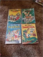 Lot of 4 Disney comics 1951 to 1952