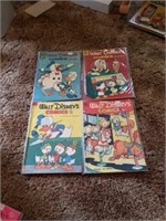 Lot of 4 Disney comics 1951 to 1961