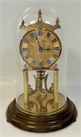 GOOD BATTERY OPERATED BRASS DOME CLOCK