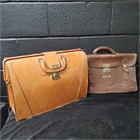 Leather briefcase/ satchels
