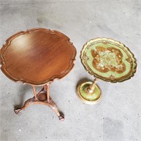 Wood Table, Gilt & Painted Table  -K