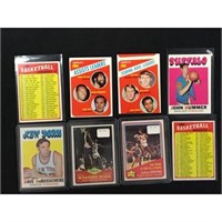 14 1970's Topps Basketball Cards With Hof/stars