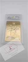 Tom Brady 2000 Fleer Ultra 23k Gold Signature 6/6