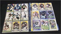 Binder of Chargers NFL cards