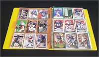 Binder of Buffalo Bills and Patriots football