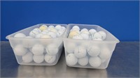 (2) Containters of Golf Balls