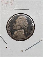 Silver 1945 Jefferson Nickel