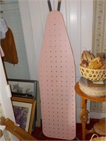 Vintage pink metal ironing board UPSTAIRS BEDROOM