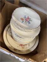 MISC. FLORAL PLATES LOT