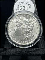 1886 Morgan Silver Dollar UNC