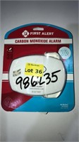 First alert carbon monoxide alarm, not tested