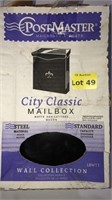 Postmaster city classic mailbox