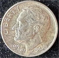 1964 Silver Dime - Possible Mint Error