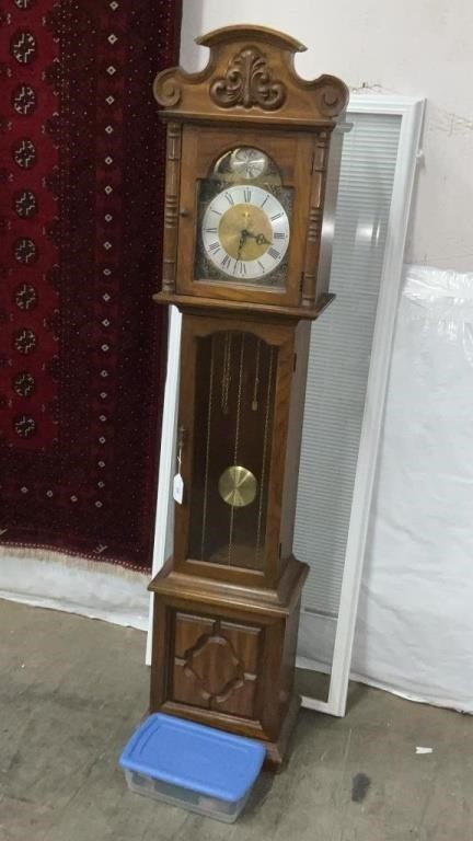 Vintage Tempus Fugit Grandfather Clock