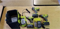 Ryobi 18V Tools, Batteries and Chargers