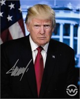 President Donald Trump Autographed Signed 8X10 Re