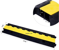YELACK 4 Channel Cable Protector Ramp  1 Pack
