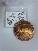 1 Troy Oz .999 Copper Coin
