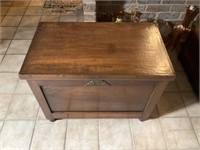 Primitive wooden chest