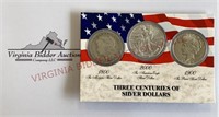 Three Centuries of Silver Dollars Coin Set