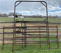 ONE 8' GATE AND ONE PANEL GATE