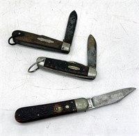 Pocket Knives (3) - Craftsman, Bresto, Schrade