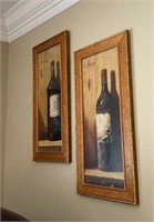 Pair Wine Motif Prints